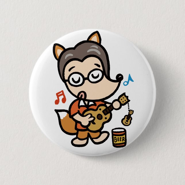 10th anniversary 6 cm round badge (Front)