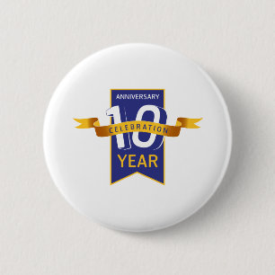 10th_anniversary 6 cm round badge