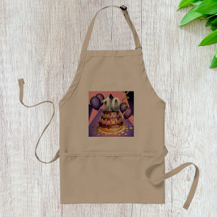 10th Anniversary Cake Apron