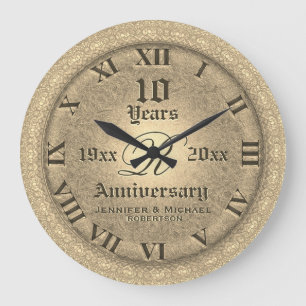 10th Anniversary Clock