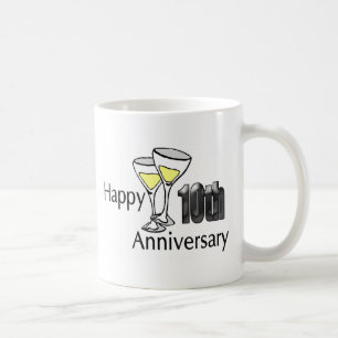 10th anniversary coffee mug