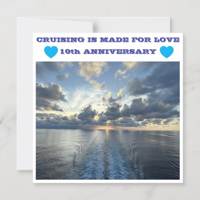 10th ANNIVERSARY CRUISE DOOR MAGNET (Front)