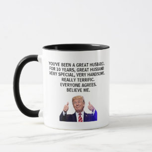 10th anniversary gifts for men, 10th anniversary mug