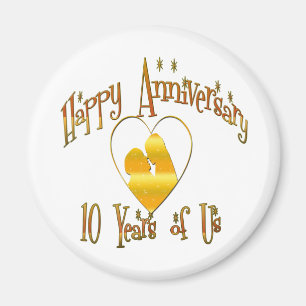 10th. Anniversary Magnet