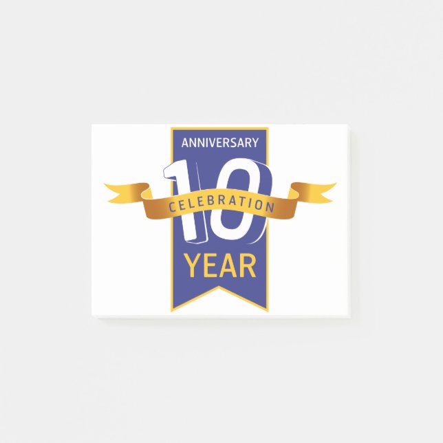 10th_anniversary post-it notes (Front)