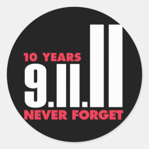 10th Anniversary September 11th Sticker
