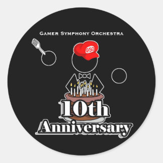 10th Anniversary Stickers