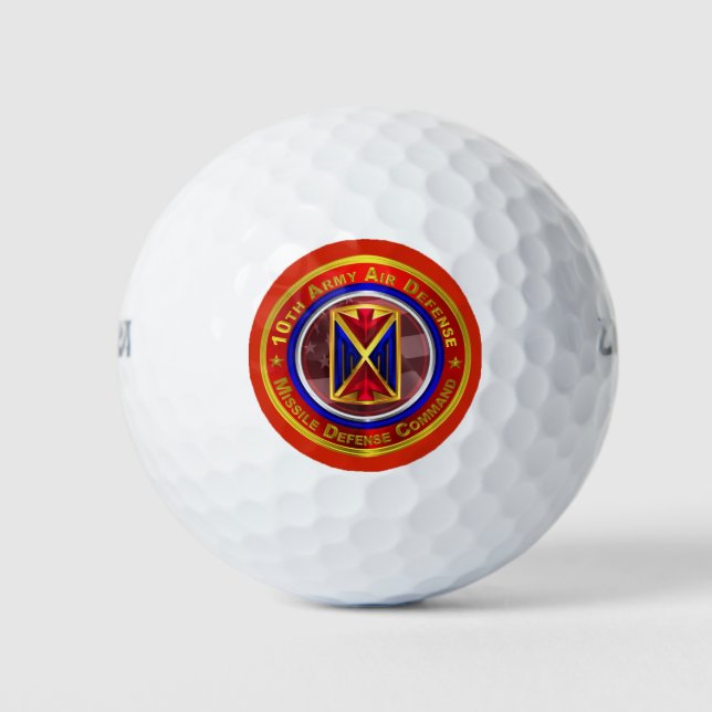 10th Army Air and Missile Defence Command Golf Balls (Front)