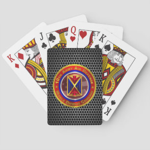 10th Army Air and Missile Defence Command Playing Cards