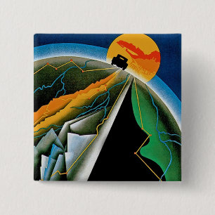 10th Automobile Rally de Monte Carlo 15 Cm Square Badge