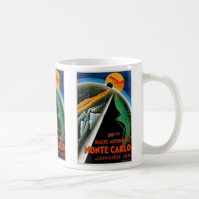 10th Automobile Rally de Monte Carlo Coffee Mug (Right)