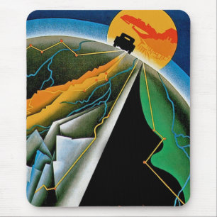 10th Automobile Rally de Monte Carlo Mouse Pad