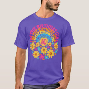 10th Birthday 10 I'm the Birthday Girl Design T-Shirt