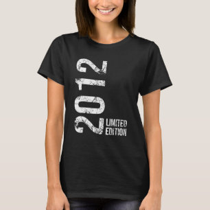 10th Birthday 10 Years Boy Girl Retro Vintage 2012 T-Shirt
