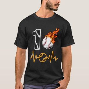 10th Birthday 10 Years Old Baseball Eighth Boys Ki T-Shirt