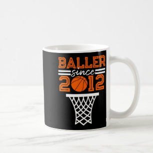 10th Birthday 2012 Basketball Player Boys Girls Ba Coffee Mug