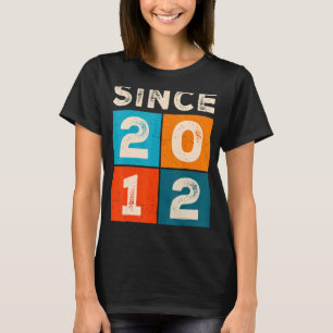 10th Birthday Awesome Since 2012 Boy Girl Kids T-Shirt