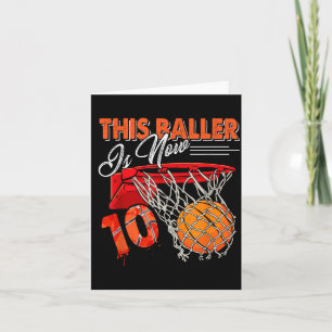 10th Birthday Basball Card