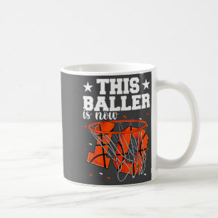 10th Birthday Basketball Boys Baller 10 Year Old B Coffee Mug