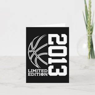 10th Birthday Basketball Limited Edition 2013 2 Card