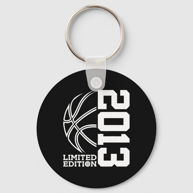 10th Birthday Basketball Limited Edition 2013 2 Key Ring (Front)