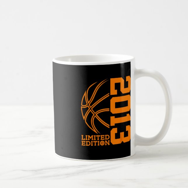 10th BIRTHDAY BASKETBALL LIMITED EDITION 2013  Coffee Mug (Right)