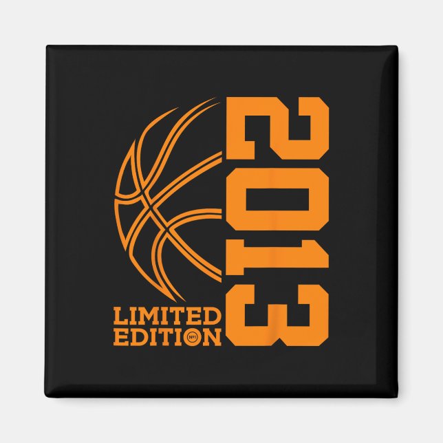 10th BIRTHDAY BASKETBALL LIMITED EDITION 2013  Magnet (Front)