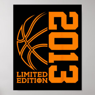 10th BIRTHDAY BASKETBALL LIMITED EDITION 2013 Poster