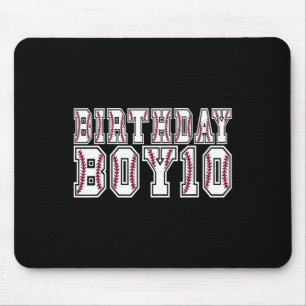 10th Birthday Boy 10 Years Old Sell Theme Lover Pa Mouse Pad