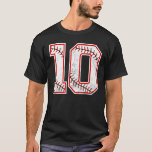 10th Birthday Boy Baseball 10 Year Old Baseball Pl T-Shirt