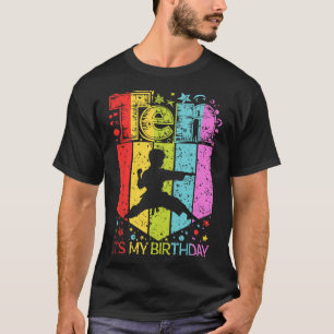 10th Birthday Boy Girl 10 Year Old Karate Birthday T-Shirt
