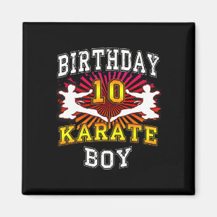 10th Birthday Boy - Karate 10 Year Old Children's  Magnet