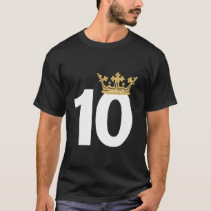 10Th Birthday Boy Prince Crown T-Shirt