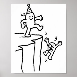 10th Birthday Boys Girls 10 Years Ten 10yrs Old Bd Poster