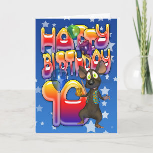 10th Birthday Card, Happy Birthday Card