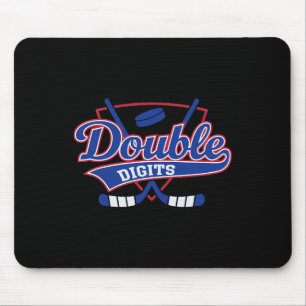 10th Birthday Decorations Hockey Winter Sports Fan Mouse Pad