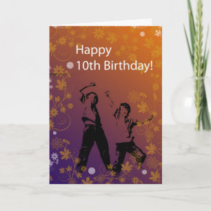 10th Birthday for Boys Card