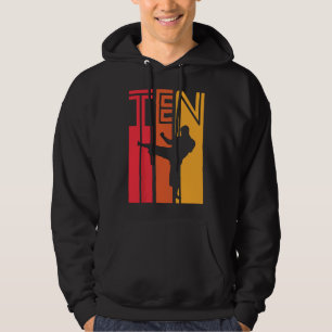 10th Birthday Gift Karate Retro Taekwondo Martial Hoodie