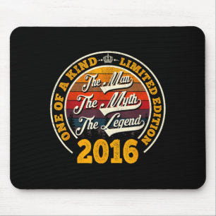 10th Birthday Gift Man Myth Legend 2016 10 For Yea Mouse Pad