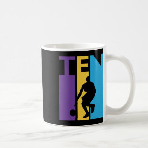 10th Birthday Gift Ten Colourful Bysketbyll 10 Yea Coffee Mug