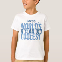 10th Birthday Gift World's Coolest 10 Year Old Boy