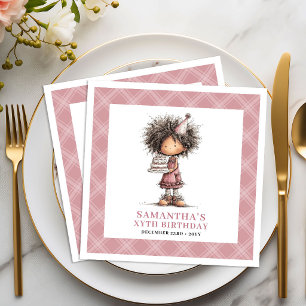 10th Birthday Girl Funny Whimsical Quirky Napkins