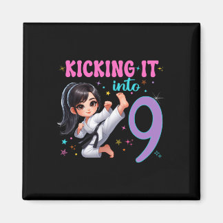 10th Birthday Girl-martial Arts Party Karate Taekw Magnet