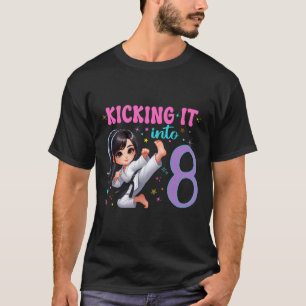 10th Birthday Girl-martial Arts Party Karate Taekw T-Shirt