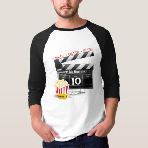10th Birthday Hollywood Movie Party T-Shirt