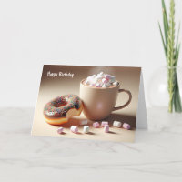 10th Birthday Hot Cocoa And Doughnut