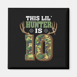 10th Birthday Hunting Deer 10 Year Old Hunter Magnet
