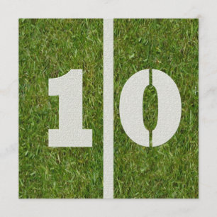 10th Birthday Invitation