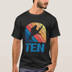 10th Birthday Karate Fighter 10 Year Old Girls Boy T-Shirt