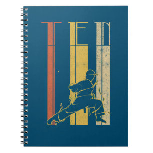 10th Birthday Karate Retro Taekwondo   Martial Art Notebook